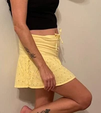 Embodied Pleated Jr Skirt Sexy, Mini Skirt Tennis Boat Beach Skirt - 100% cotton