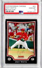 2009 Bowman Chrome Joey Votto Refractor Gem Mint PSA 10