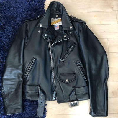 used schott leather jacket