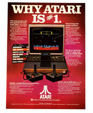 1983 Atari Video Game System Advertisement Defender Photo Vintage Print AD