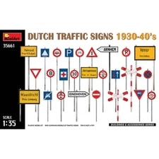 Miniart #35661 1/35 Dutch Traffic Signs 1930-40’s