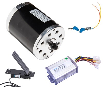 800W 36V electric Go Kart motor kit w control box key lock & Foot Pedal ...