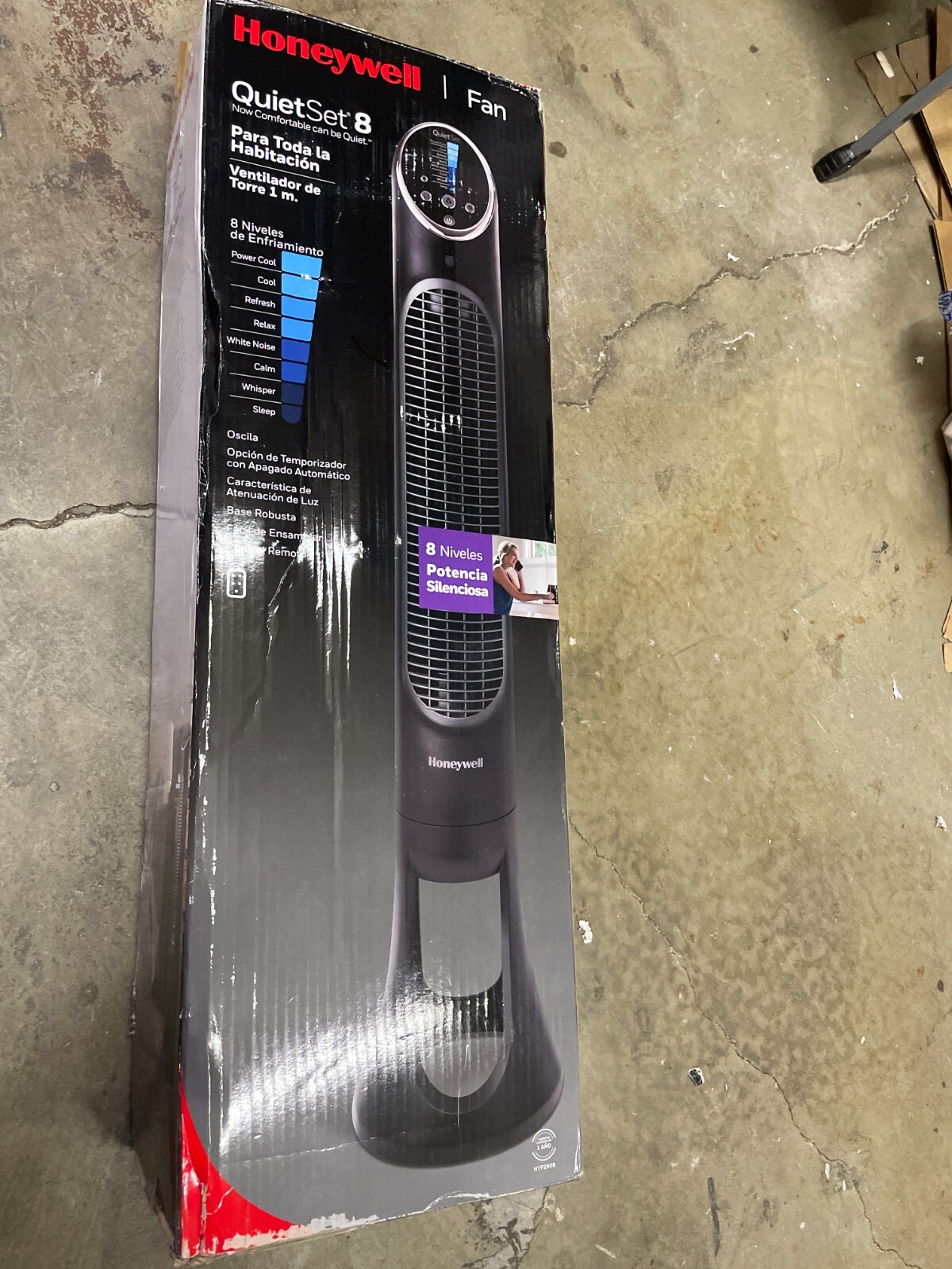 Honeywell QuietSet Whole Room Tower Fan-Black, HYF290B - No remote  92926202903 | eBay