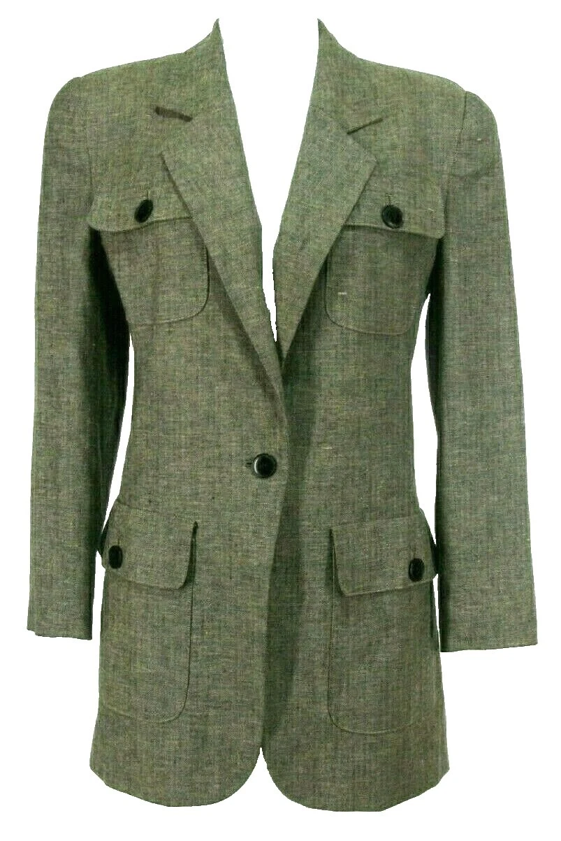 Linen Blend Military & Weaponry Suits & Suit Separates for Women