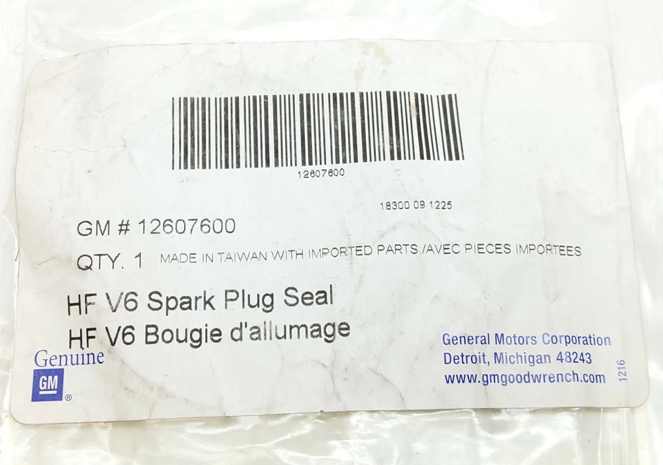 Nuevo Genuino GM 12607600 Bujía Cable Bota Sello 10-15 Camaro +Más Cantidad = 1 Foto 4 de 4