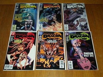 RICHARD DRAGON #1-6 NIGHTWING LADY SHIVA MOTOR CITY DC COMICS 2004 SET (6)