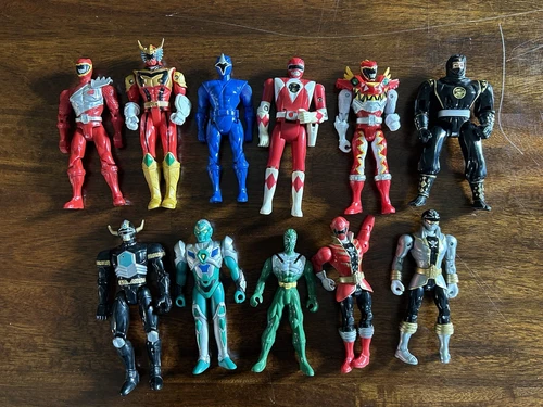 Vintage/Modern 5” Power Ranger Figures