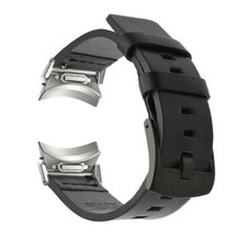 Leather Band Strap Quickfit For Samsung Galaxy Watch 6 5 4 40/44mm 5 Pro 45mm