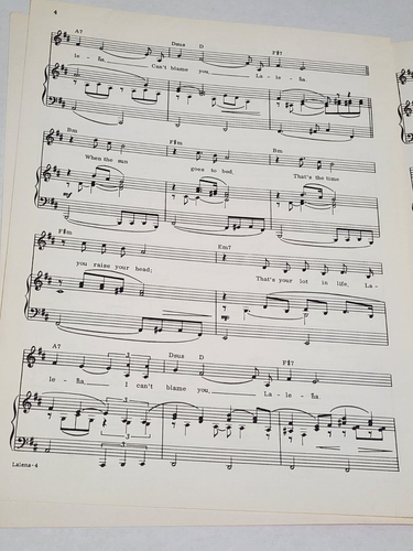 Donovan Song Lalena 1968 Noten von Donovan Leitch - Bild 9 von 11