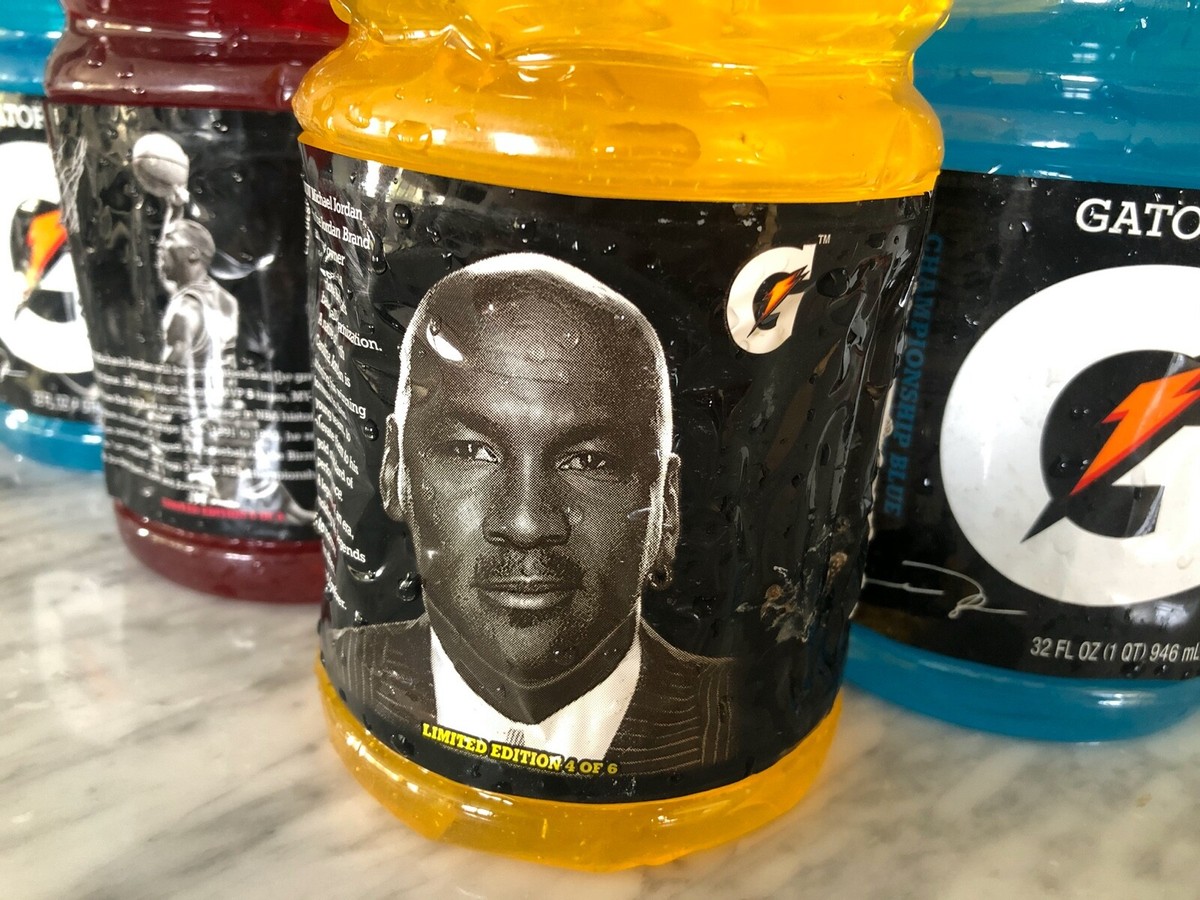 Michael Jordan Very Rare Limited Gatorade Bottle 5 of 6 from