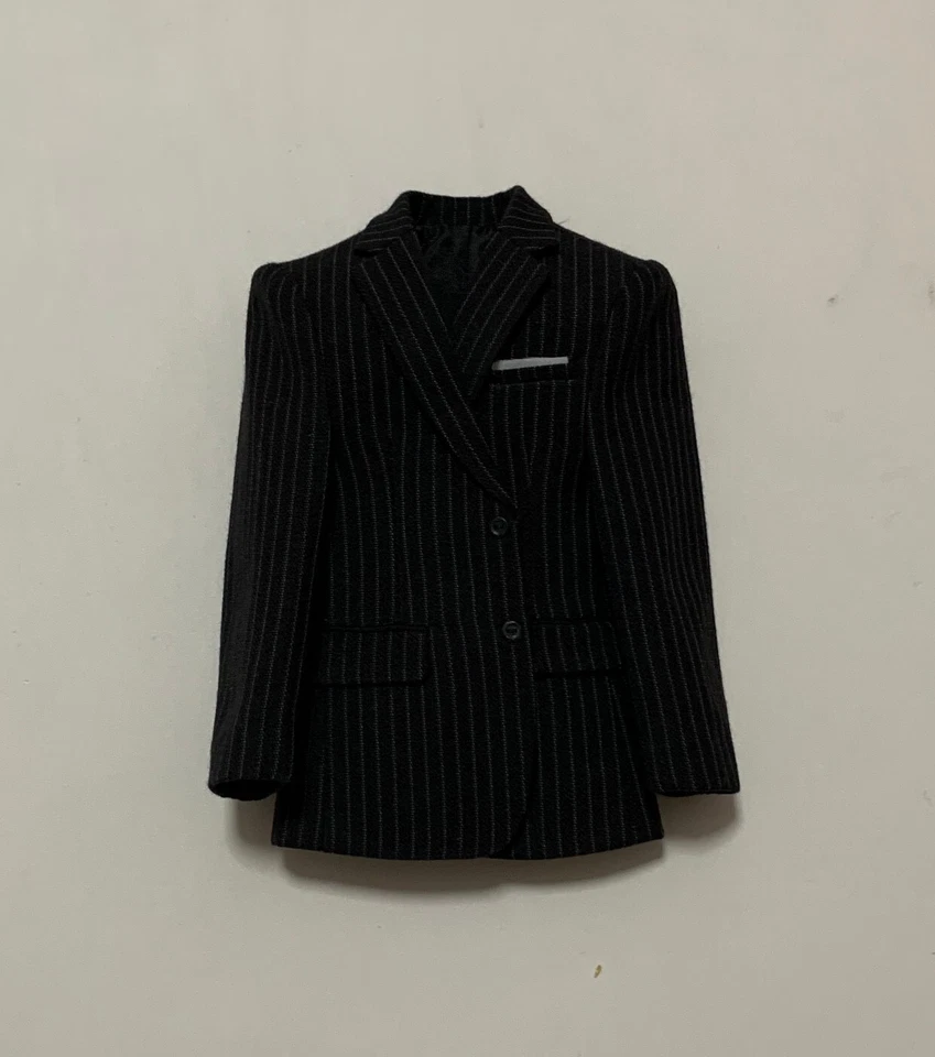 Traje a Rayas Negro Tony 1/6 Bell Heroes Modelo Masculino Para Muñeca Figura de Acción 12" Foto 3 de 4