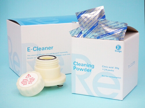 KANGEN ENAGIC E Cleaner unit and Cleaning Powder 24 pcs Set