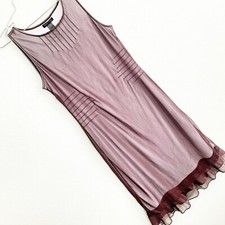 KENNETH COLE New York vintage y2k sheer layered dress sleeveless Medium