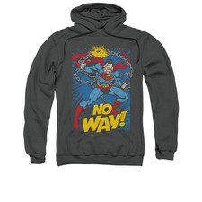 SUPERMAN NO WAY Licensed Pullover Hooded Sweatshirt Hoodie SM-3XL