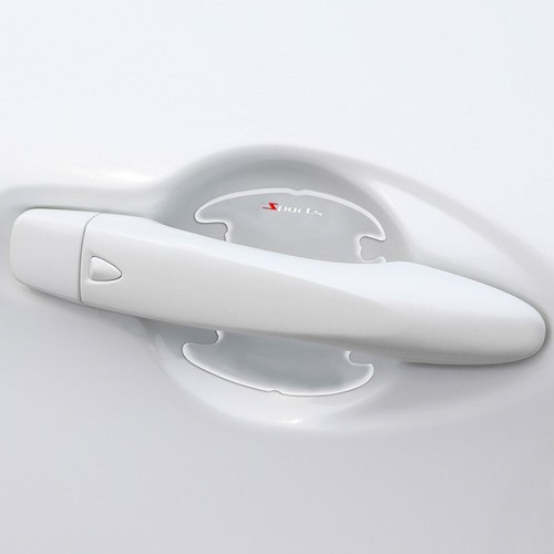 8x Clear Car Door Handle Bowl Guard Stickers Anti-Scratch Protector Accessories - Picture 8 of 24