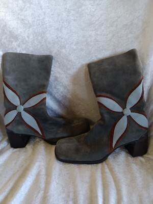 Clark Vintage Indigo Boots Size 8.5M See Pics