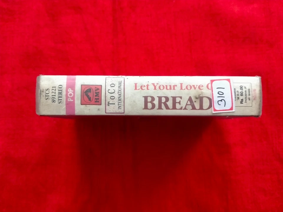 Bread Let Your Love Go RARE orig Cassette tape INDIA indian Clamshell Hmv 1995 - Image 2 of 4