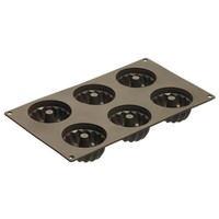 Lurch 85029 Flexiform Gugelhupf Mini 6Fach Braun / Backform FüR 6 Kleine Kuchen
