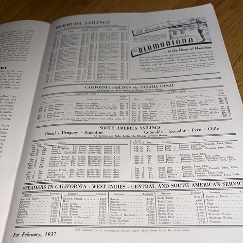 Feb 1937 TRAVELORE - Caracas Venezuela / Scotland / WH Barton HAYDEN Planetarium - Picture 15 of 18