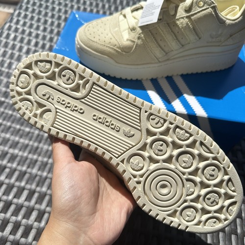 Adidas Forum Bold Stripes Cream Women's Athletic Shoes ID3154 Size 9 - Picture 11 of 16