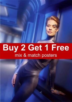Star Trek Voyager Seven Of Nine Jeri Ryan Poster