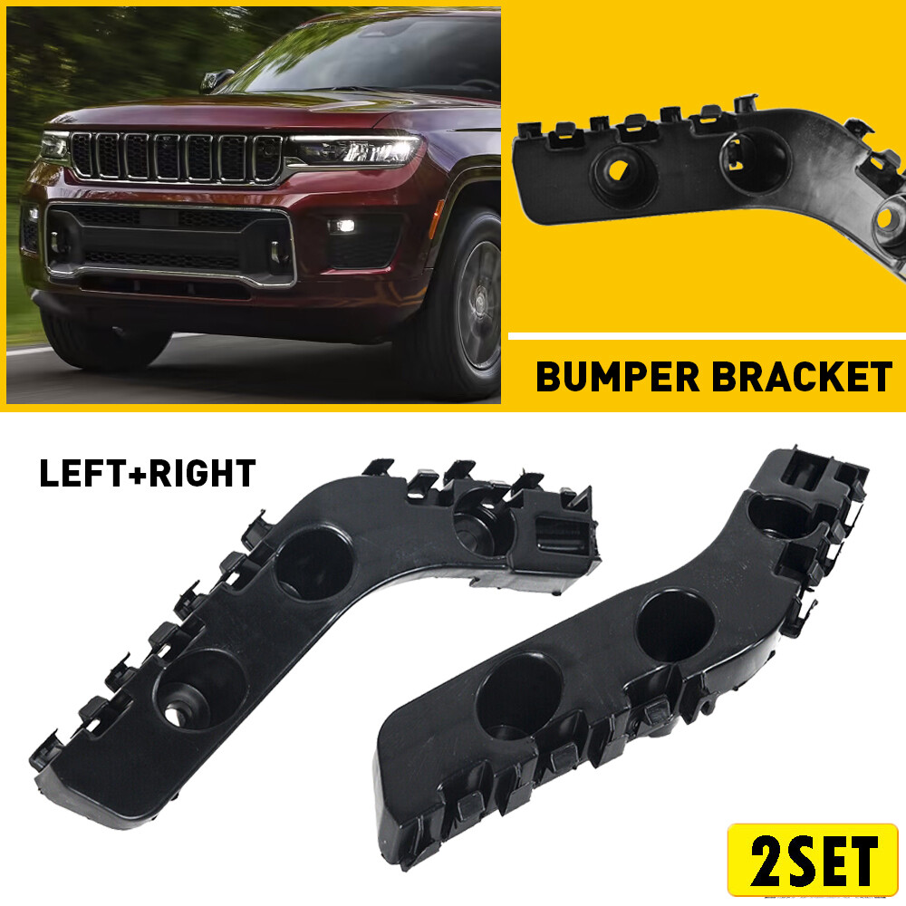 2Set Left & Right Front Bumper Brackets for 2014-2021 Jeep Grand Cherokee