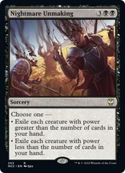 Nightmare Unmaking 253/519 Streets of New Capenna Commander