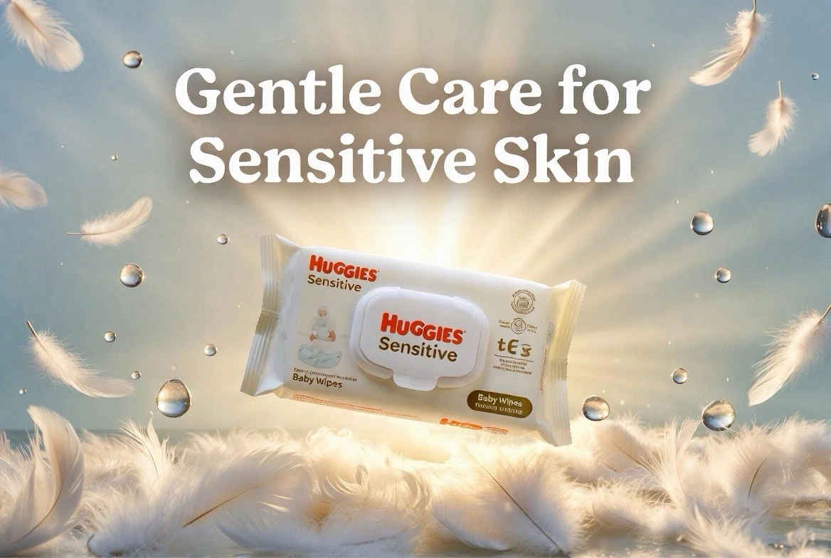Huggies Sensitive Baby Wipes 384 Count Hypoallergenic 99% Water,0% Plastic, 8x48
Opens in a new wind