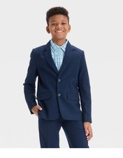 Cat Jack Kids Button Up Suit Coat Jacket Brand New With Tags Size 7 Navy