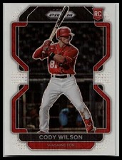 2022 Panini Prizm #94 Cody Wilson White Wave Prizm
