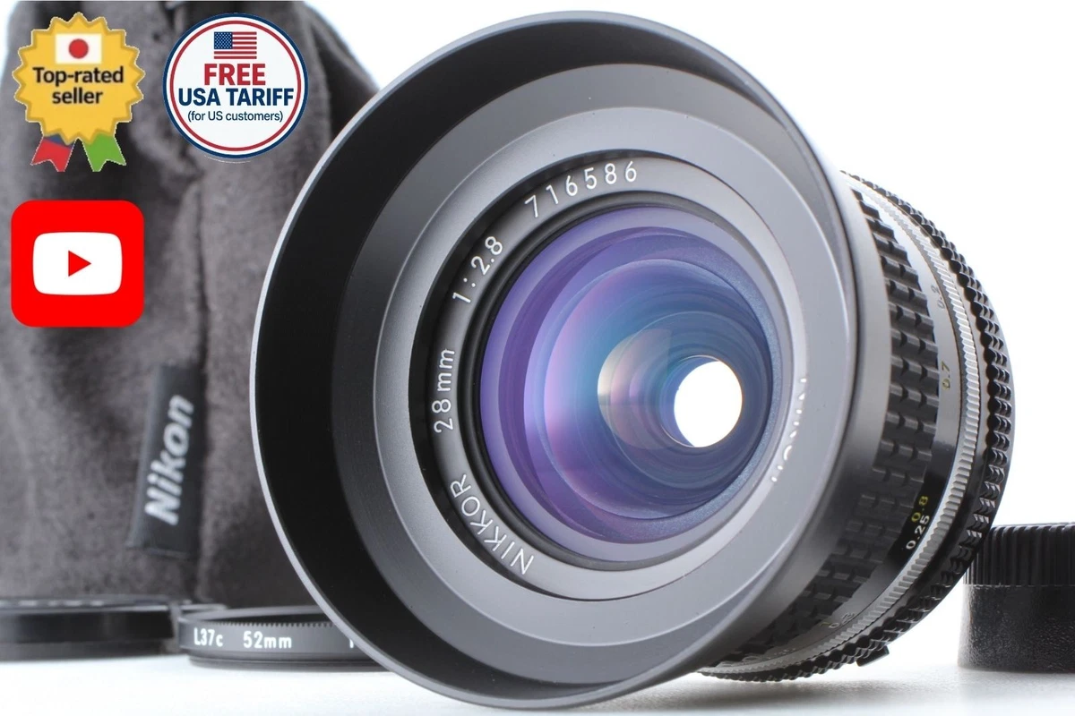 Nikon AI-S f/2.8 Camera Lenses 28mm Focal for sale | eBay