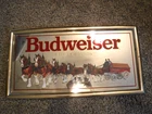 1992 Vintage Budweiser Beer Clydesdale Bar Pub Sign Mirror Color King 90's