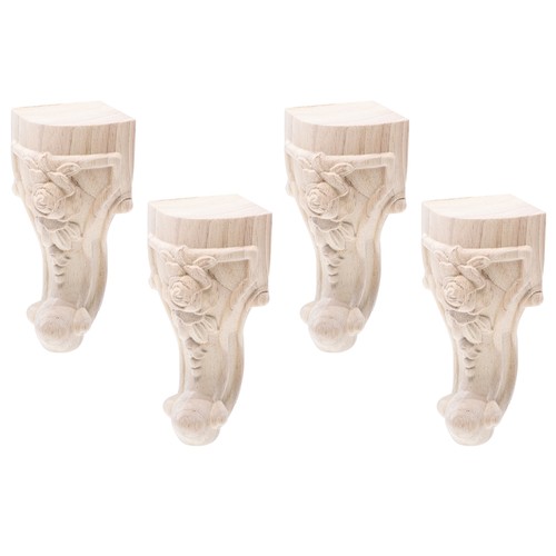 4 Pcs Sofabeine Aus Massivholz Stützbeine Für Möbel Tischstützfüße - Bild 11 von 12