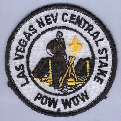 Patch Las Vegas Nevada Central Stake c1980 Pow Wow Boy Scouts BSA Camping 3''