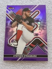 2022 Topps Finest - Stephen Strasburg #100 Purple Refractor /250