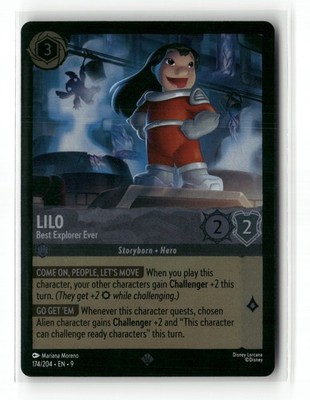 Lilo - Best Explorer Ever Holo Super Rare Fabled 174/204 NM