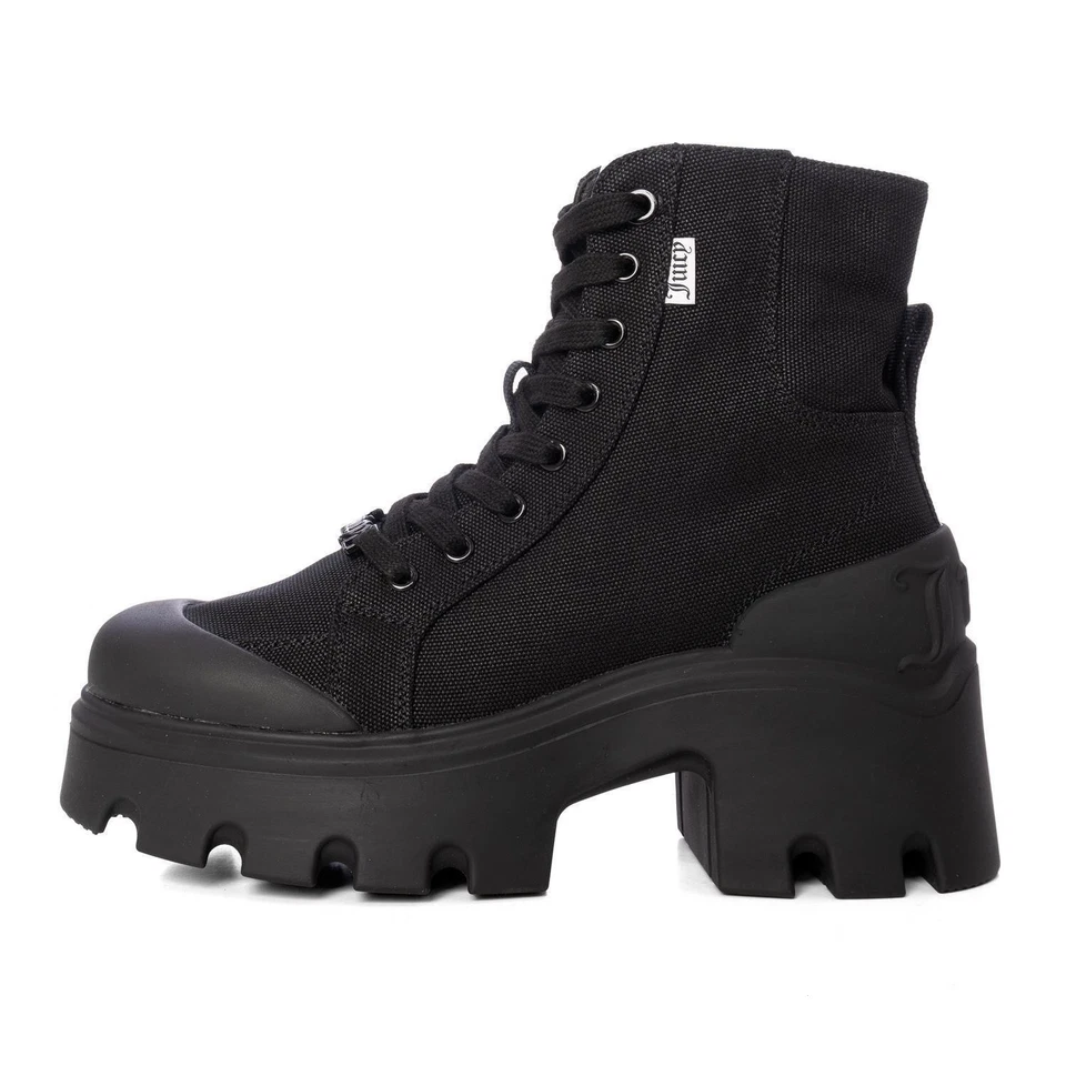 Juicy Couture Baby Bottines Hautes Toile 101black 51958 5 cm - Photo 1/4