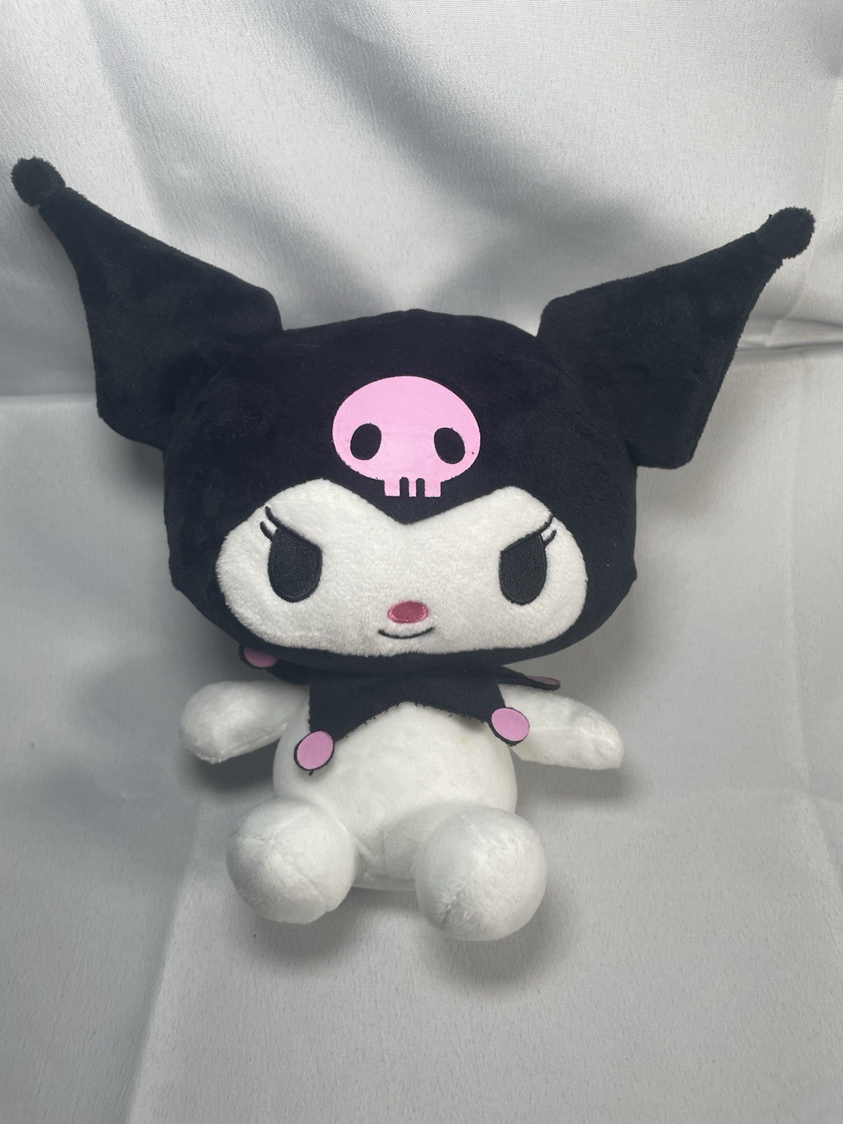 Kuromi Plush Stuffed Animal Black White Pink Cute Kawaii Soft Toy