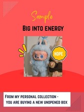 Authentic Hope Pop Mart Labubu Big Into Energy Vinyl Plush Pendant New