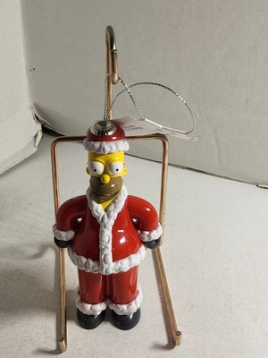 Ruz - The Simpsons HOMER SIMPSON Santa Claus - Christmas ornament 