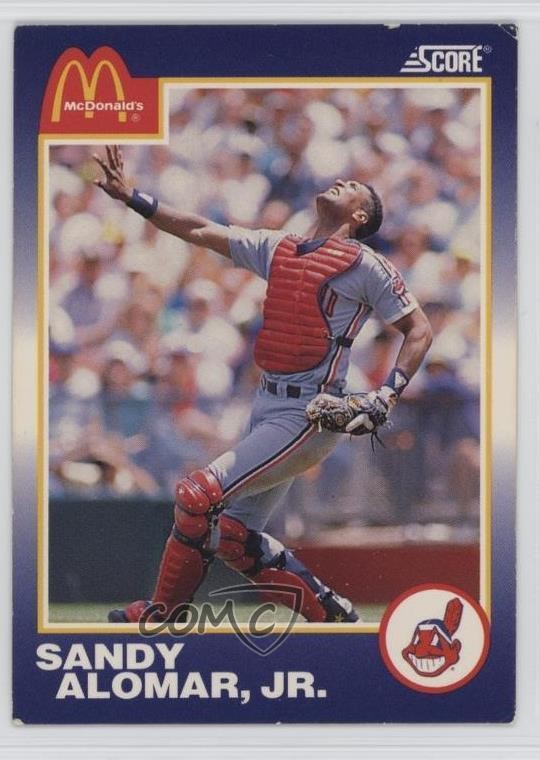 1990 Score McDonald's Sandy Alomar Jr #2 4g8