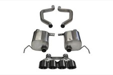 Corsa 2.75 Xtreme Axle Back Exhaust Black Tips 15-19 Corvette C7 Z06 Zr1 Gs Man