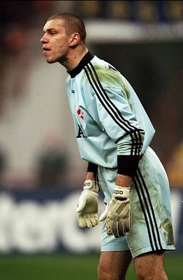 Spartak Moscow keeper Alexandr Filimonov v Inter Milan UEFA Champi- Old Photo