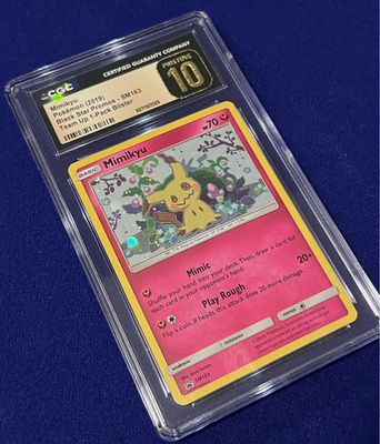 ポケモンカード Team Up ブリスターパック　ミミッキュ　プロモ CGC Pristine 10 Mimikyu SWIRL #SM163 Team Up Blister Promo 2019