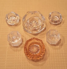 Vintage Collection of Glass Open SALT CELLARS