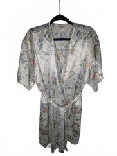 Vintage Ladies Floral Barbizon Robe Size Large