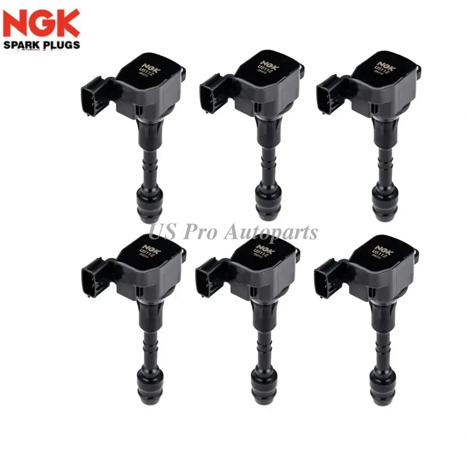 6 pcs OEM NGK Ignition Coil For Nissan Altima 3.5L 2002-2006 INFINITI G35 03-07 - Image 2 of 4