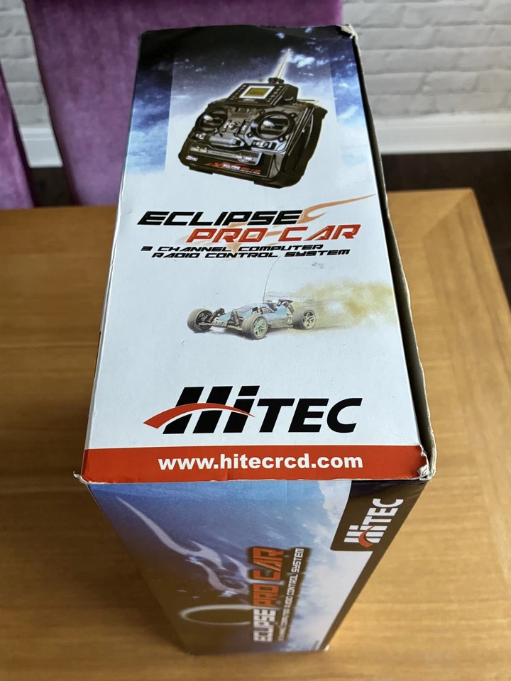 HiTec Eclipse Pro Car - 3 Channel Computer Radio Control System - New & Boxed - Image 3 of 4