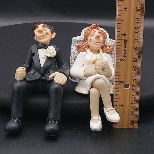 D. Manning Estante Cuidador Novia Novio Estatuilla Boda Coleccionable Casado - Imagen 24 de 24