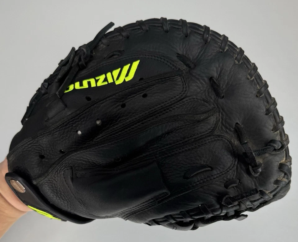 Luva de apanhador de softbol Mizuno GXS-51 MVP feminina fastpitch arremesso para a mão direita - Imagem 3 de 4